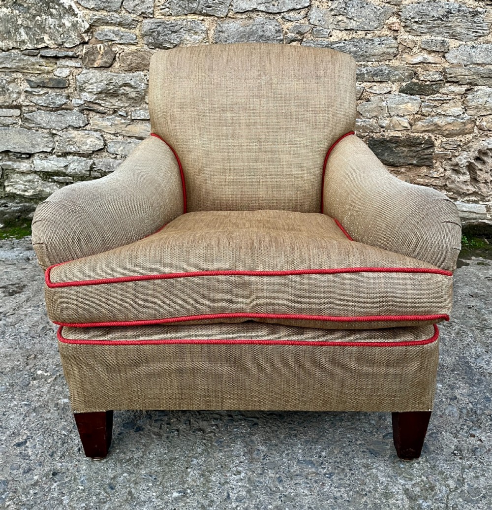 Antique Deep Seated Armchair View XIV