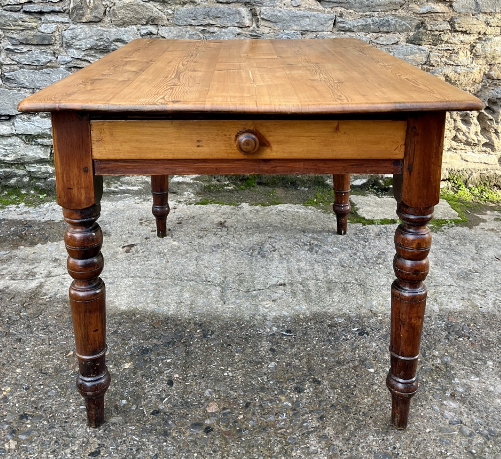 Victorian Pine Farmhouse Table View III