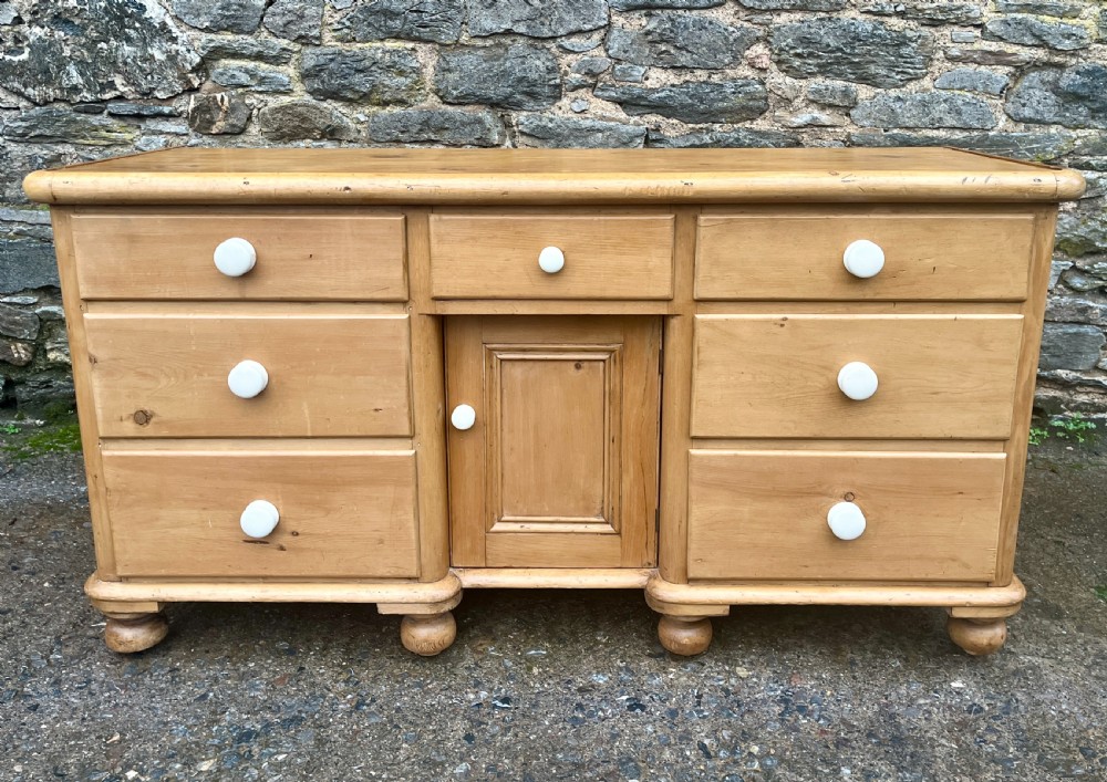 Victorian Pine Dresser Base View II
