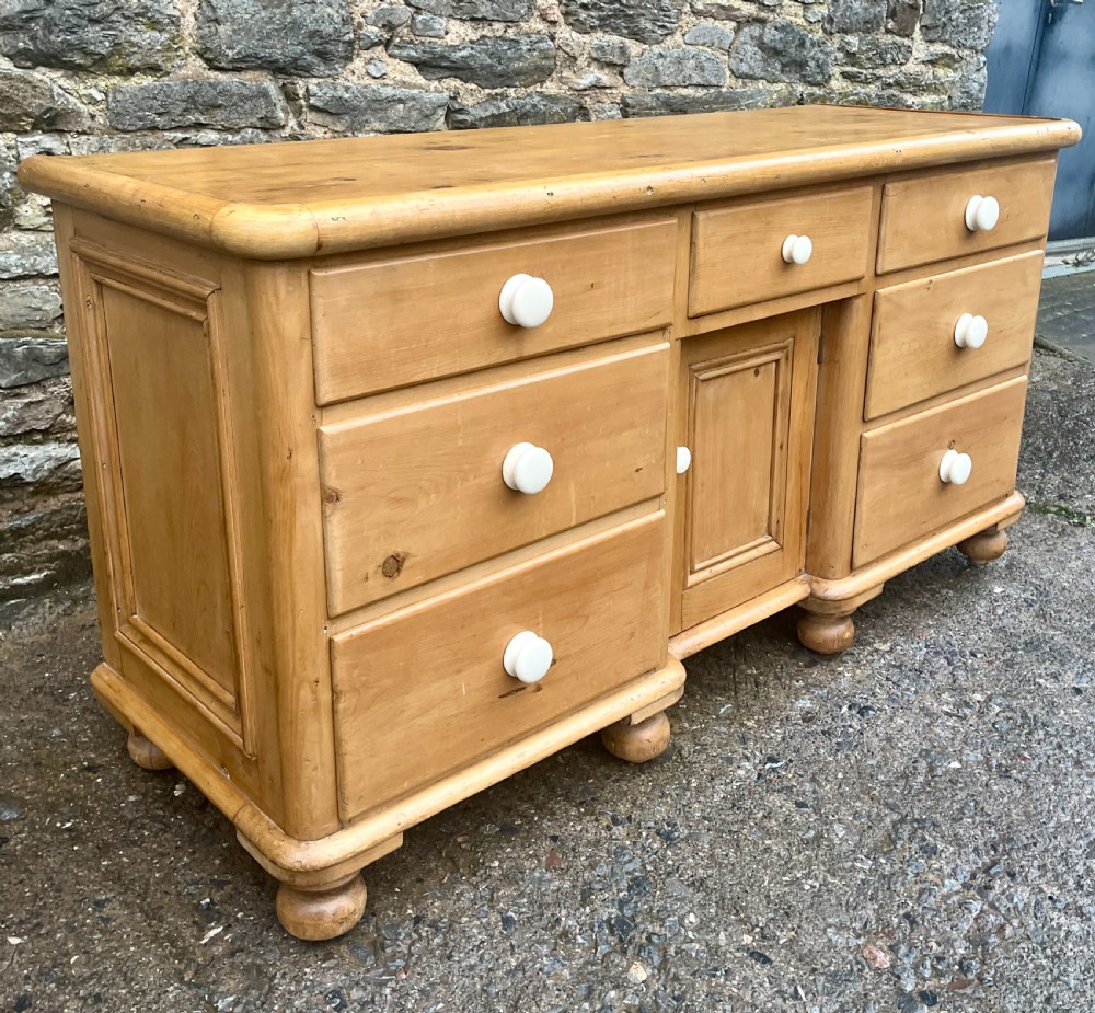 Victorian Pine Dresser Base View VII