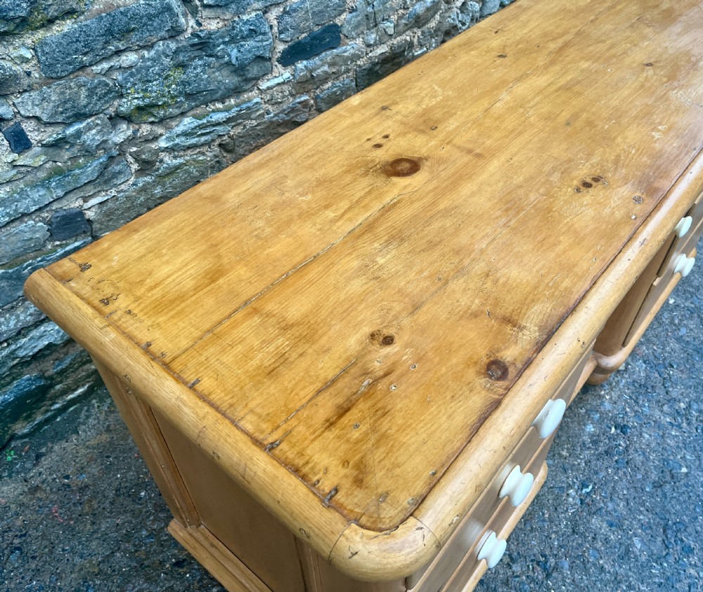 Victorian Pine Dresser Base View XII