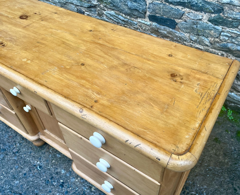 Victorian Pine Dresser Base View XIII
