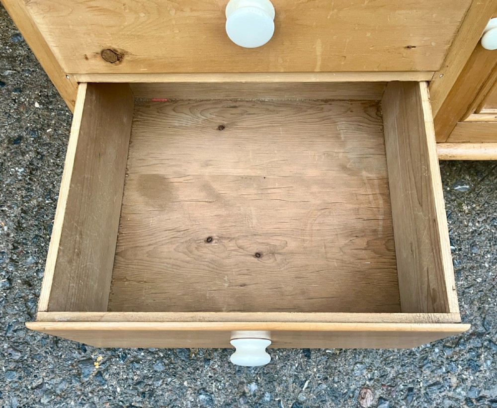 Victorian Pine Dresser Base View XIV
