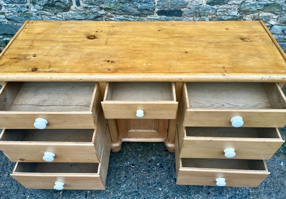 Victorian Pine Dresser Base View XV