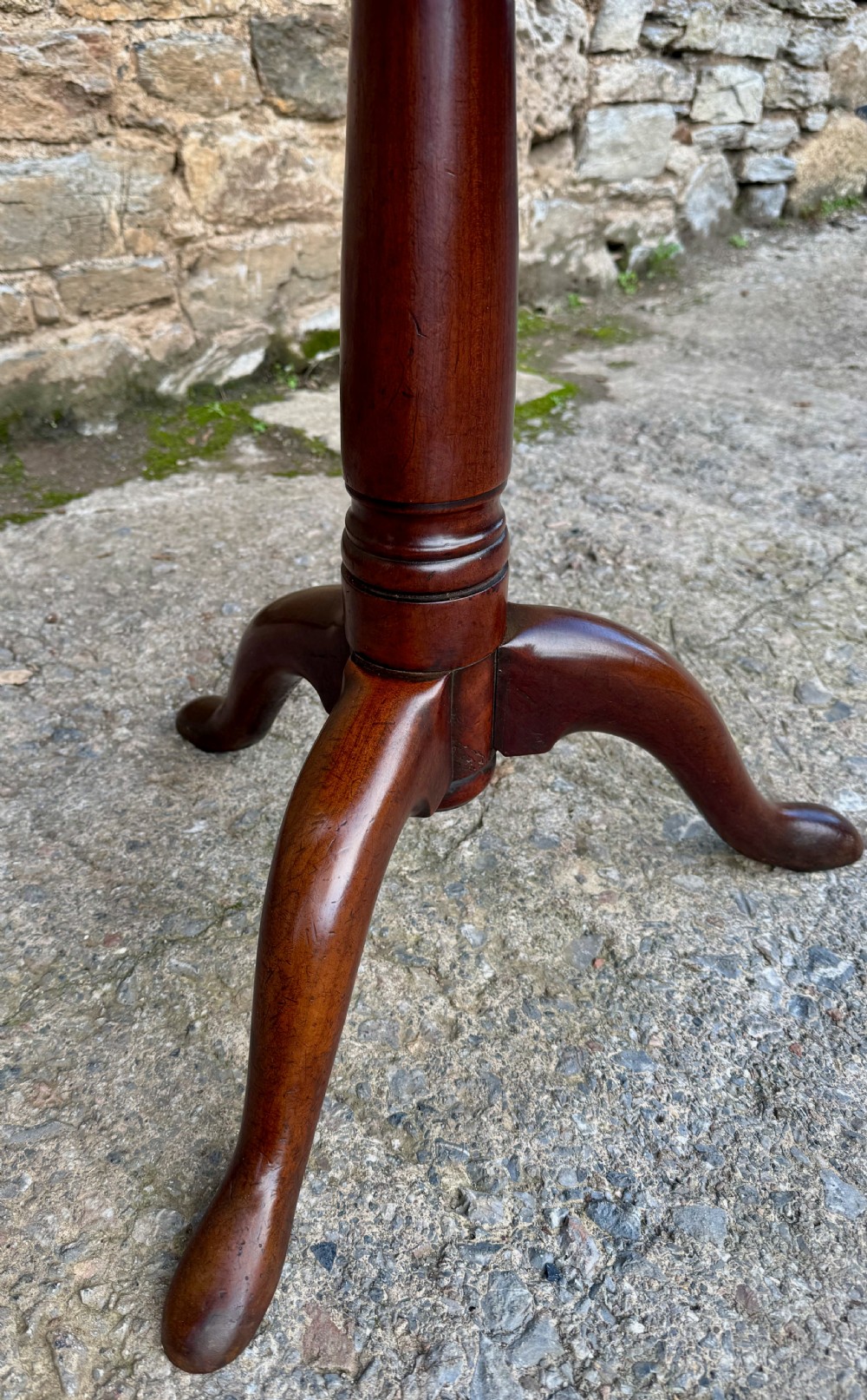 Georgian Fruitwood Tilt Top Occasional Table View IX