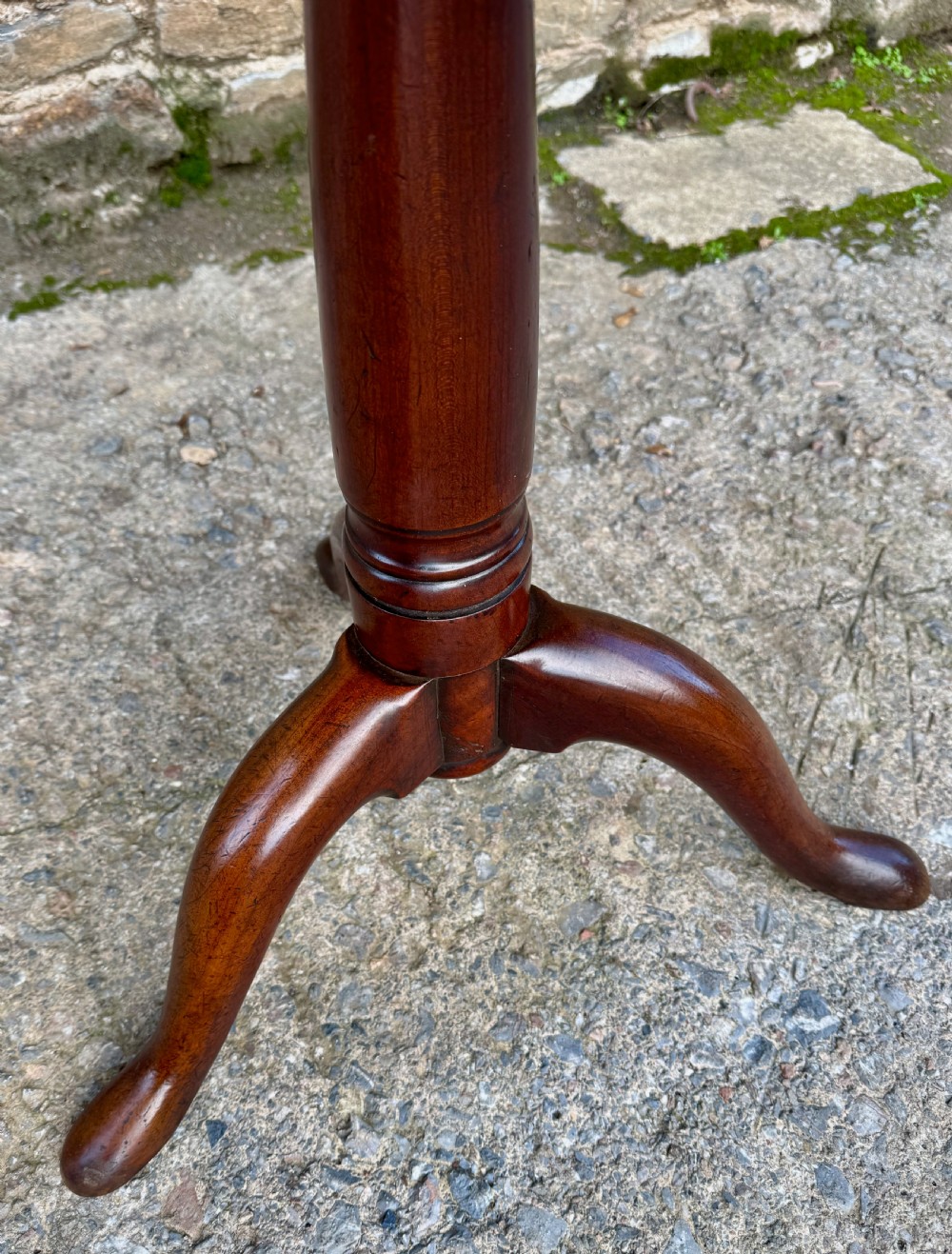 Georgian Fruitwood Tilt Top Occasional Table View X