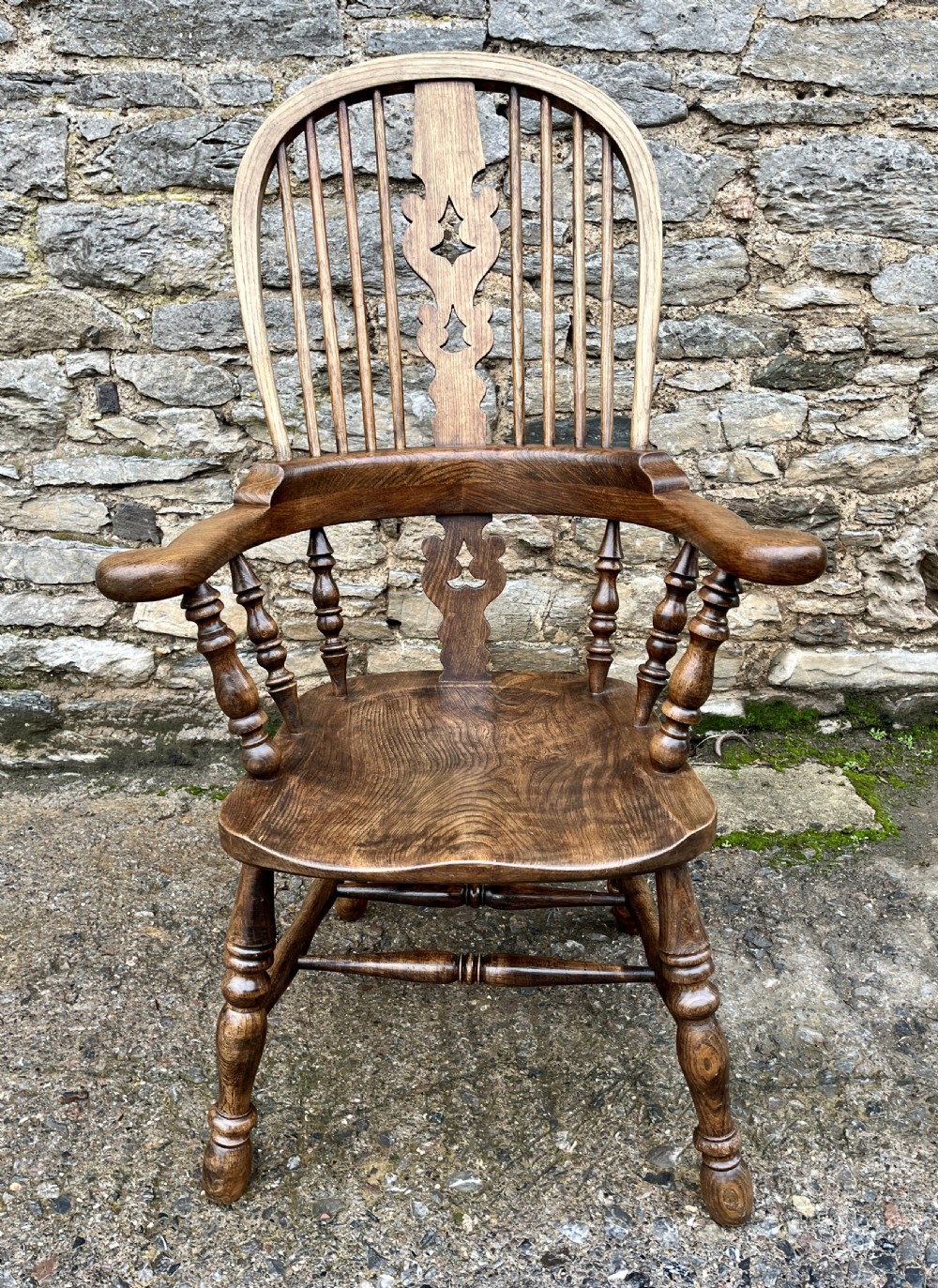 Antique Broad Arm Windsor Chair View III