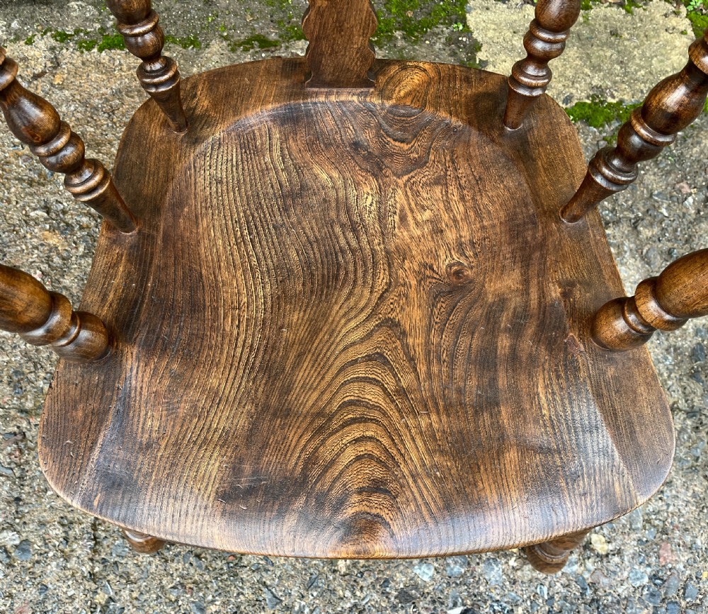 Antique Broad Arm Windsor Chair View IV