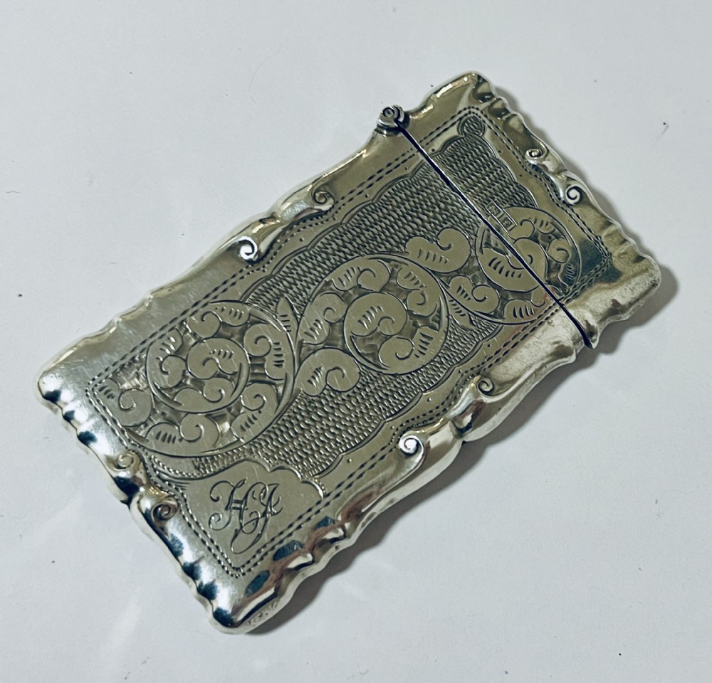 Antique Silver Card Case