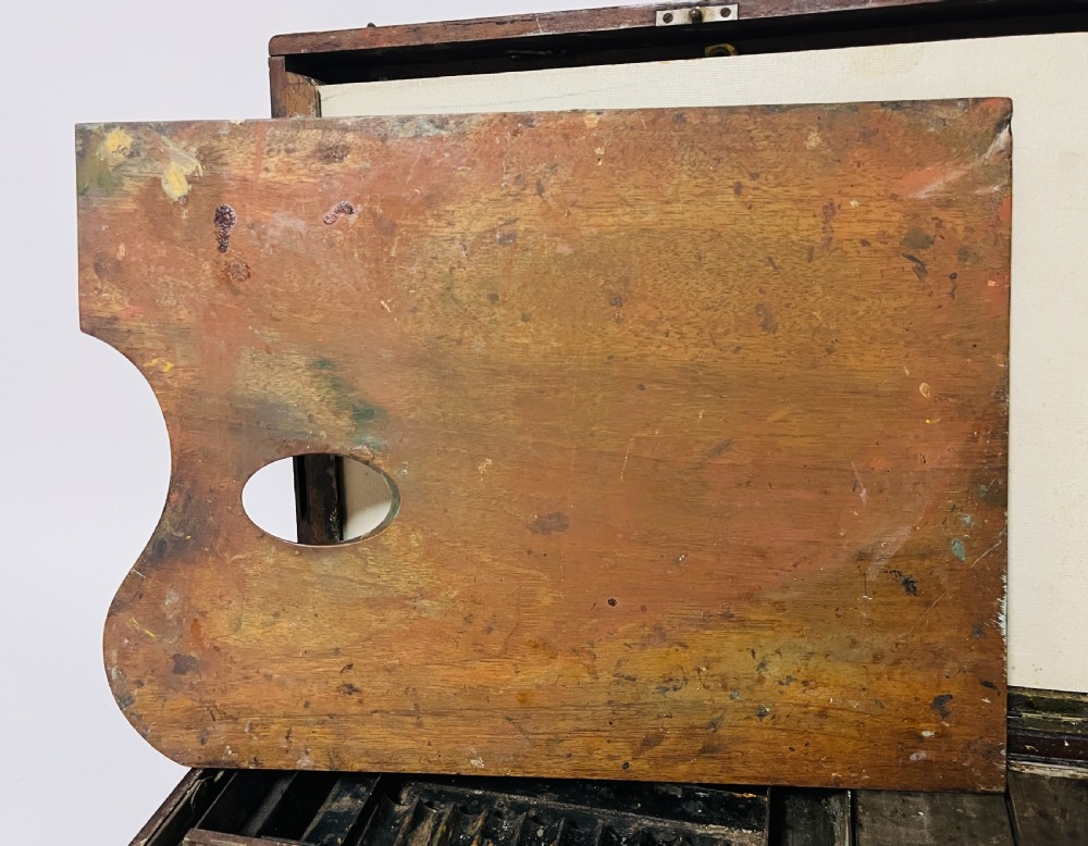 Victorian Mahogany Artist's Box View VII