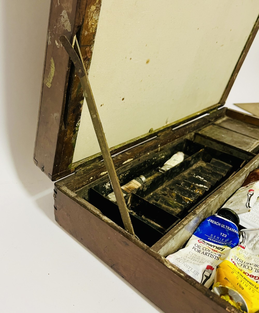 Victorian Mahogany Artist's Box View XVII