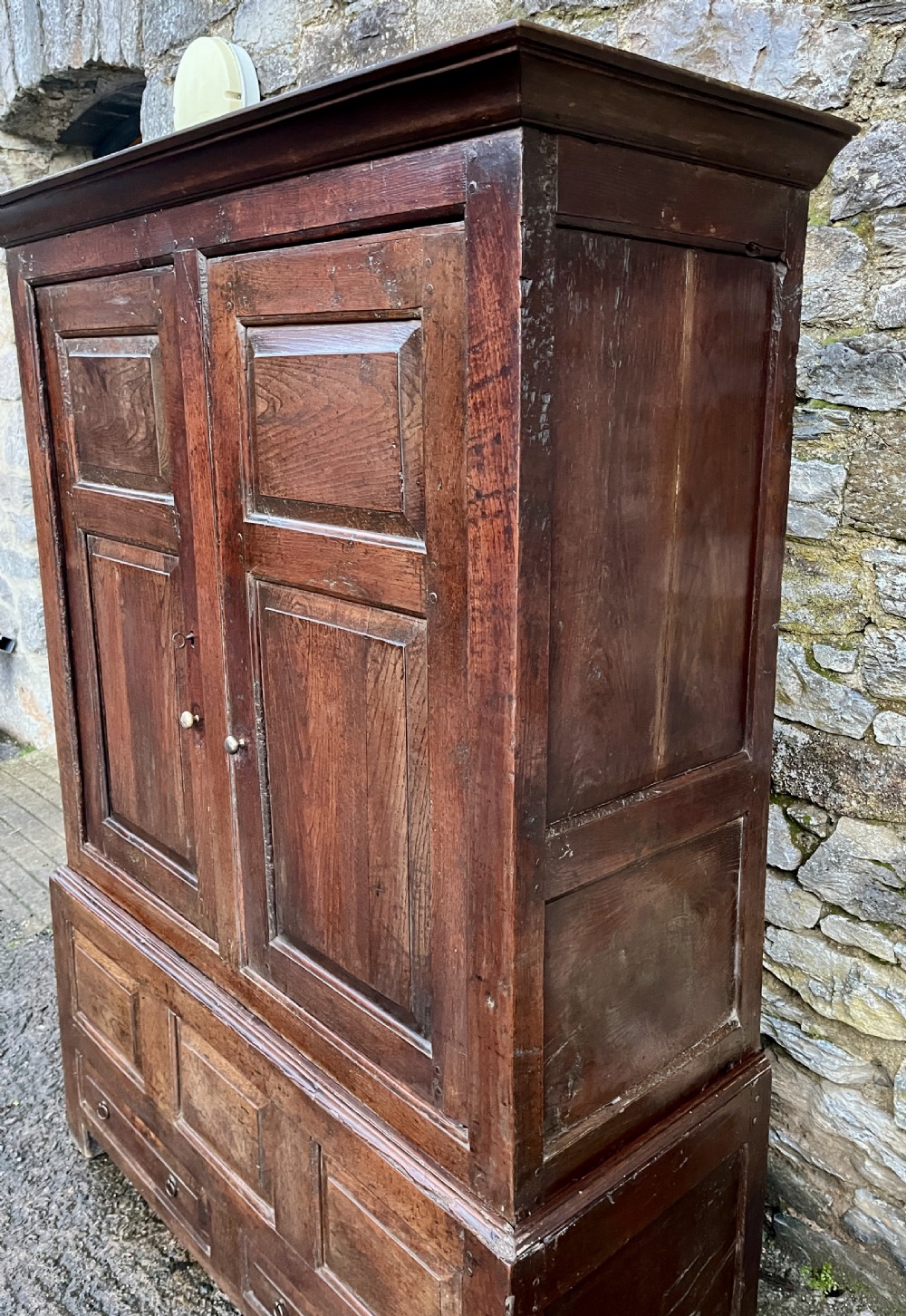 18th Century Welsh Oak Livery Cupboard View VI