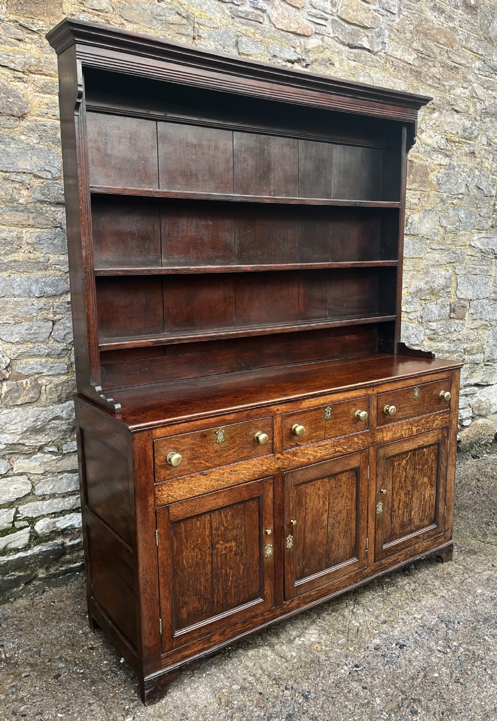 Georgian Welsh Oak Dresser View II