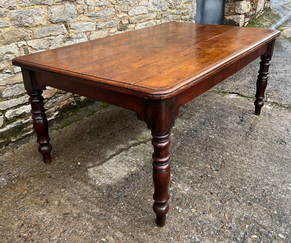Victorian Oak Dining Table View III