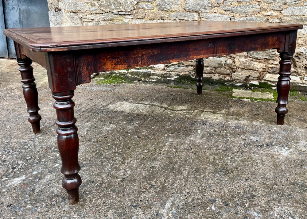 Victorian Oak Dining Table View VIII