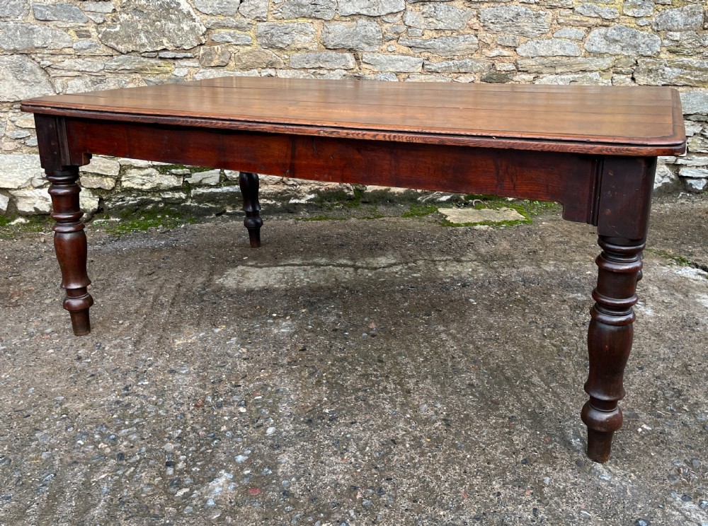 Victorian Oak Dining Table View IX