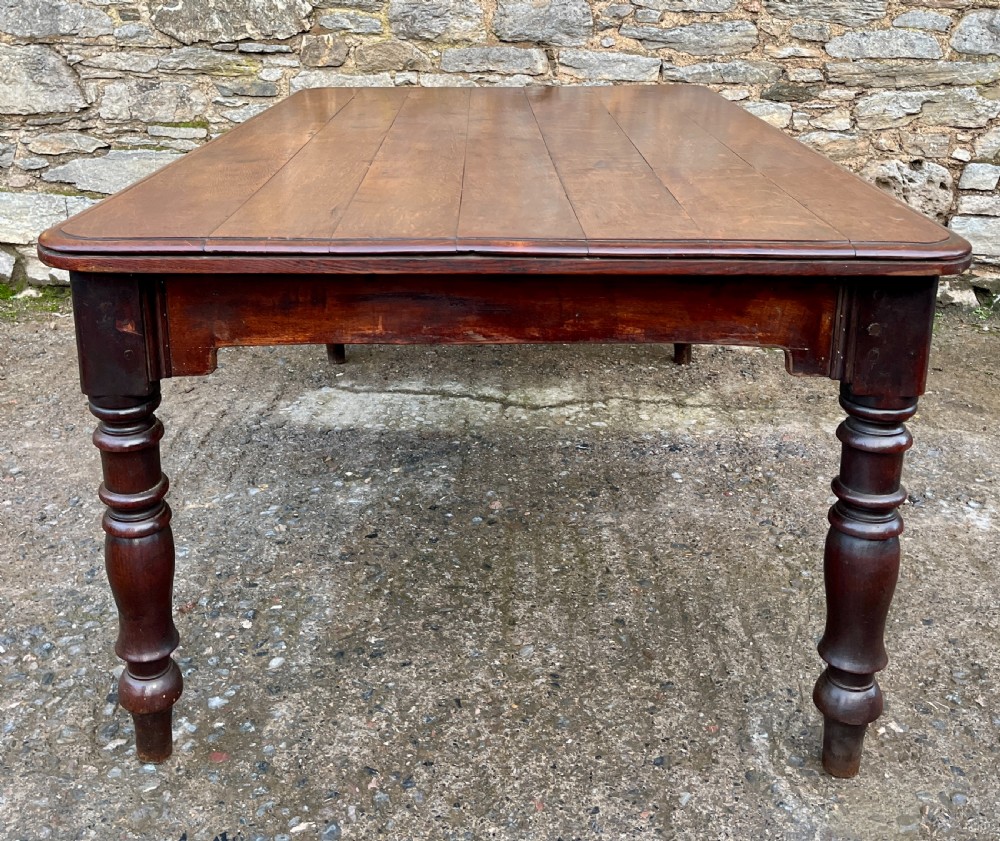 Victorian Oak Dining Table View XIII