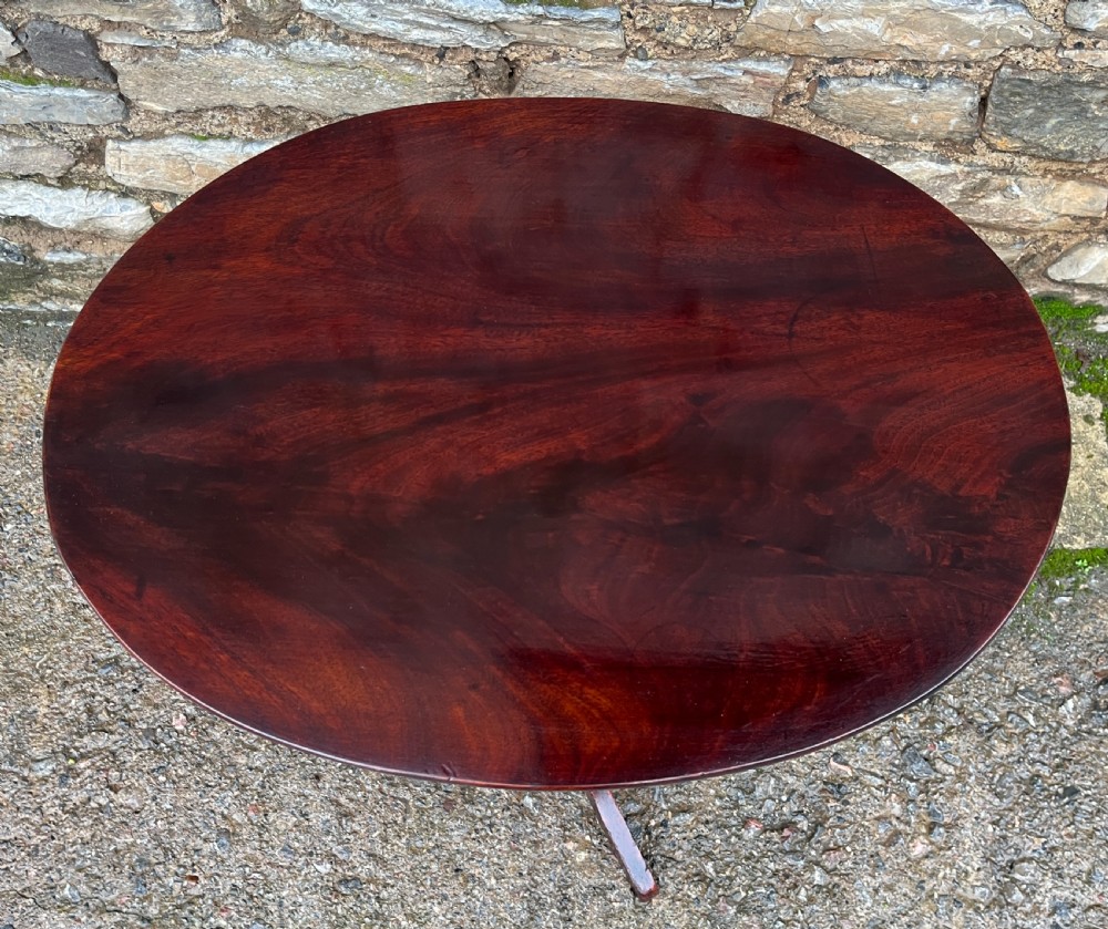 Regency Mahogany Oval Wine Table View IV