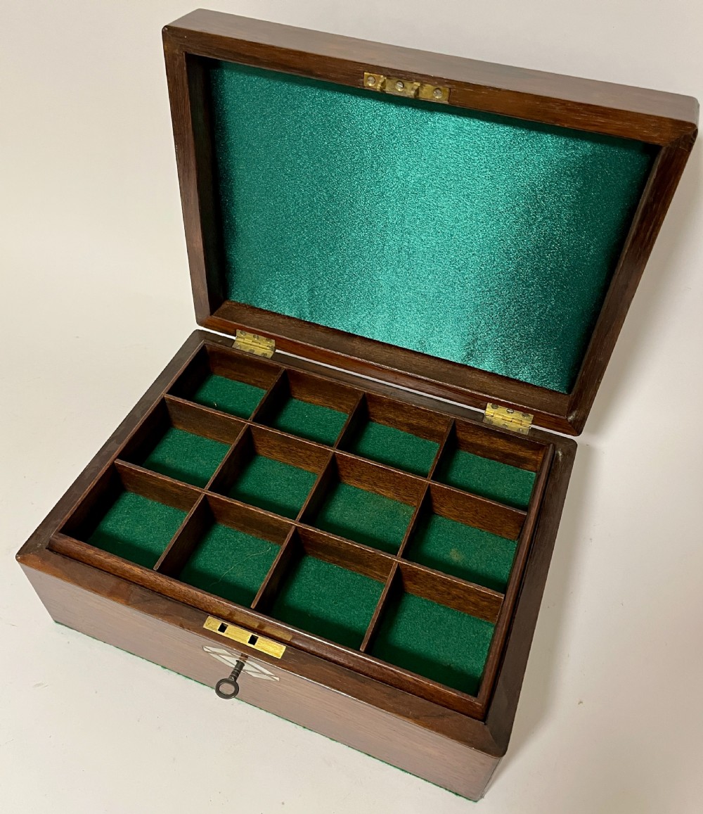 Antique Rosewood Collector's Box View II