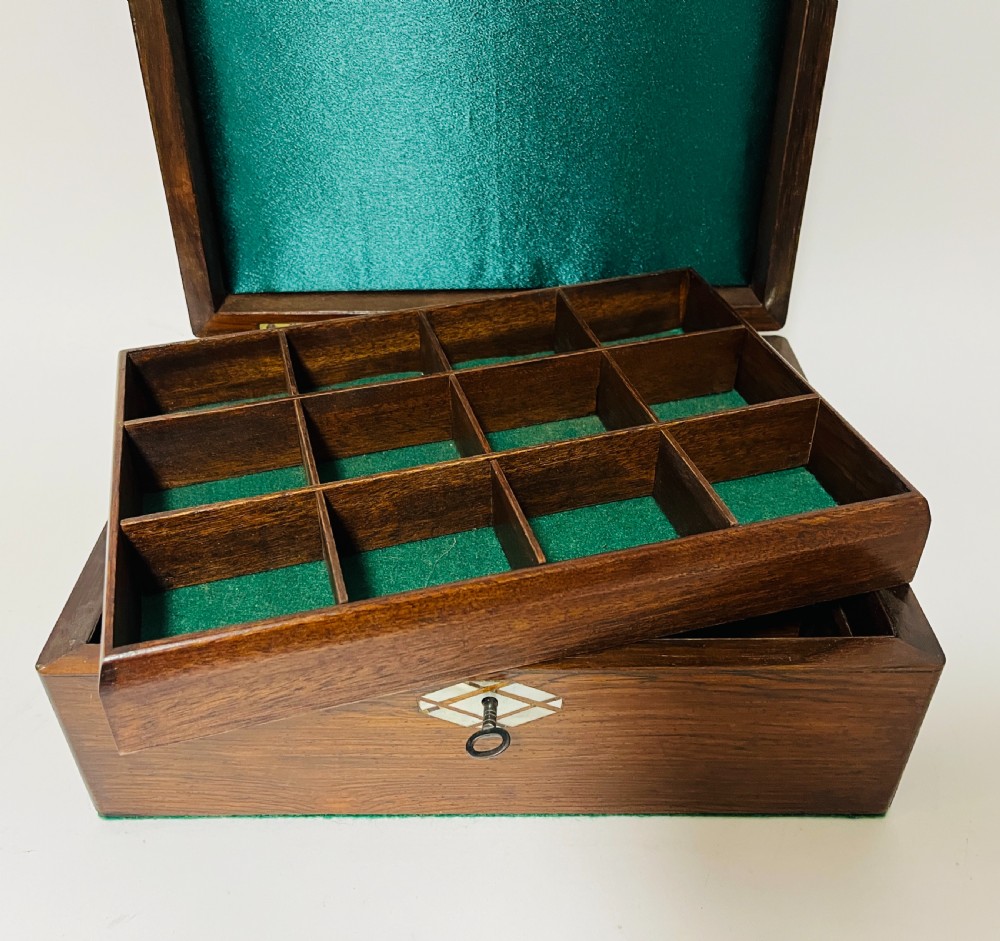 Antique Rosewood Collector's Box View III