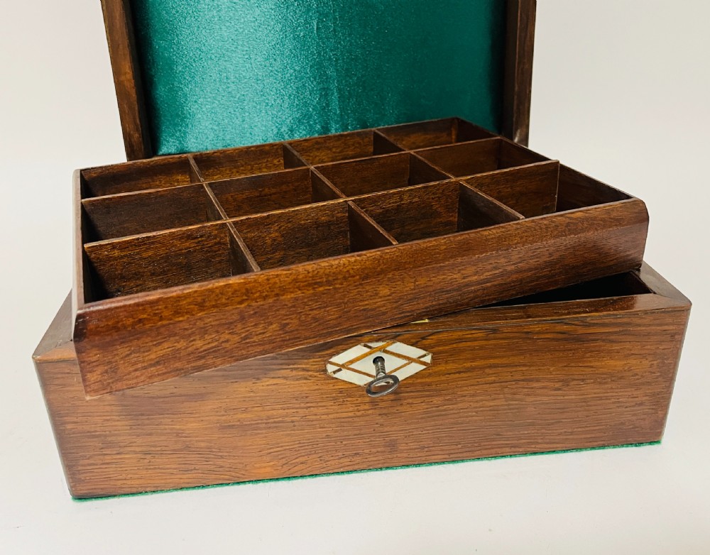 Antique Rosewood Collector's Box View VI