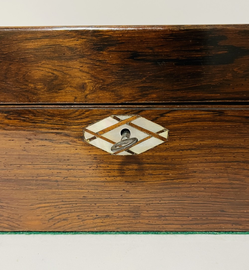Antique Rosewood Collector's Box View X