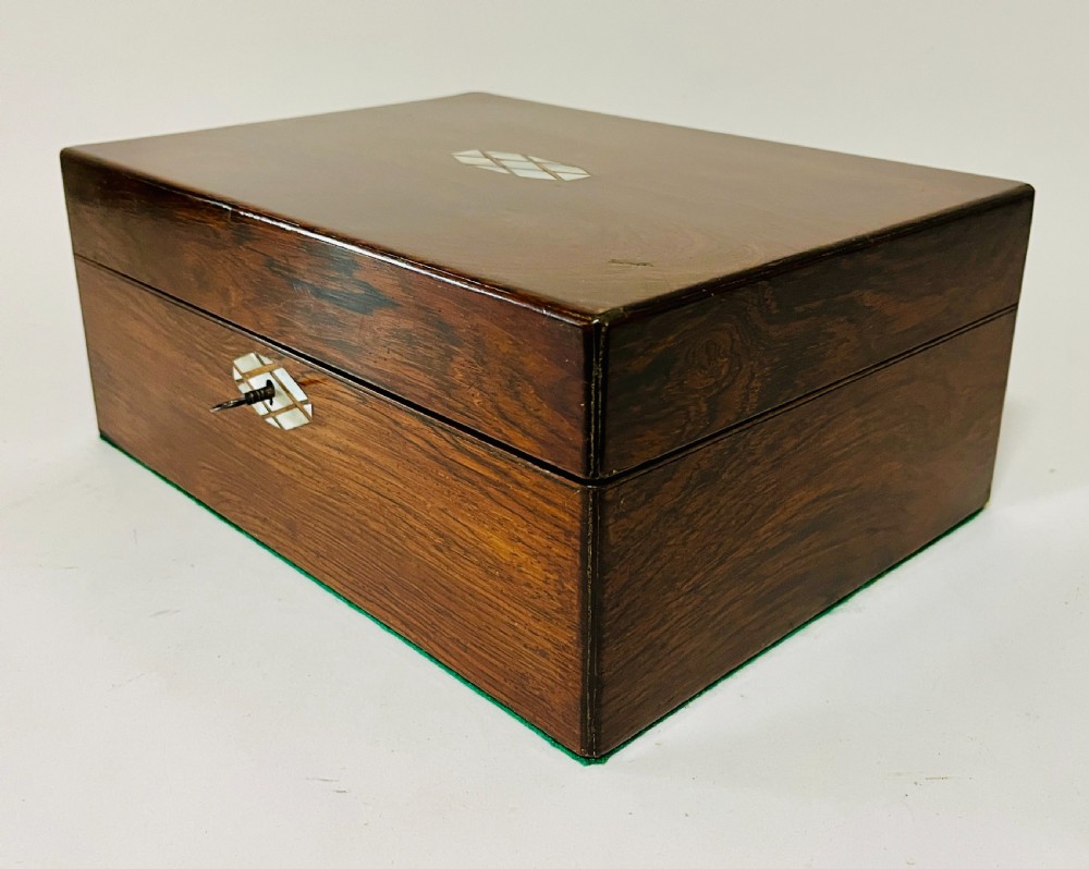 Antique Rosewood Collector's Box View XI