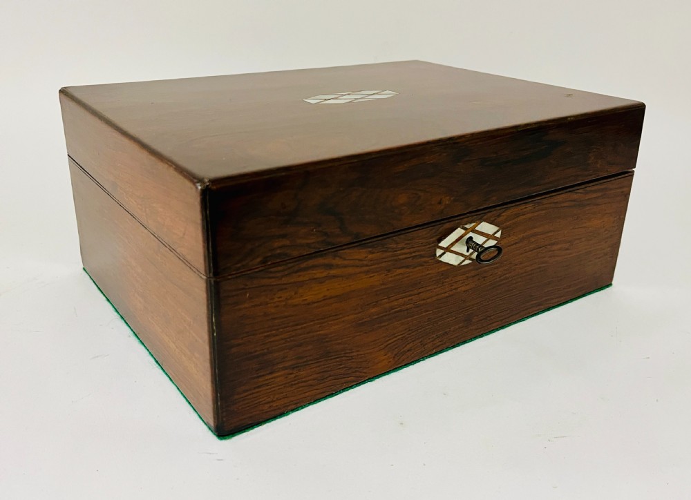 Antique Rosewood Collector's Box View XV