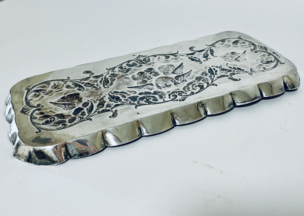Victorian Silver Tray View X