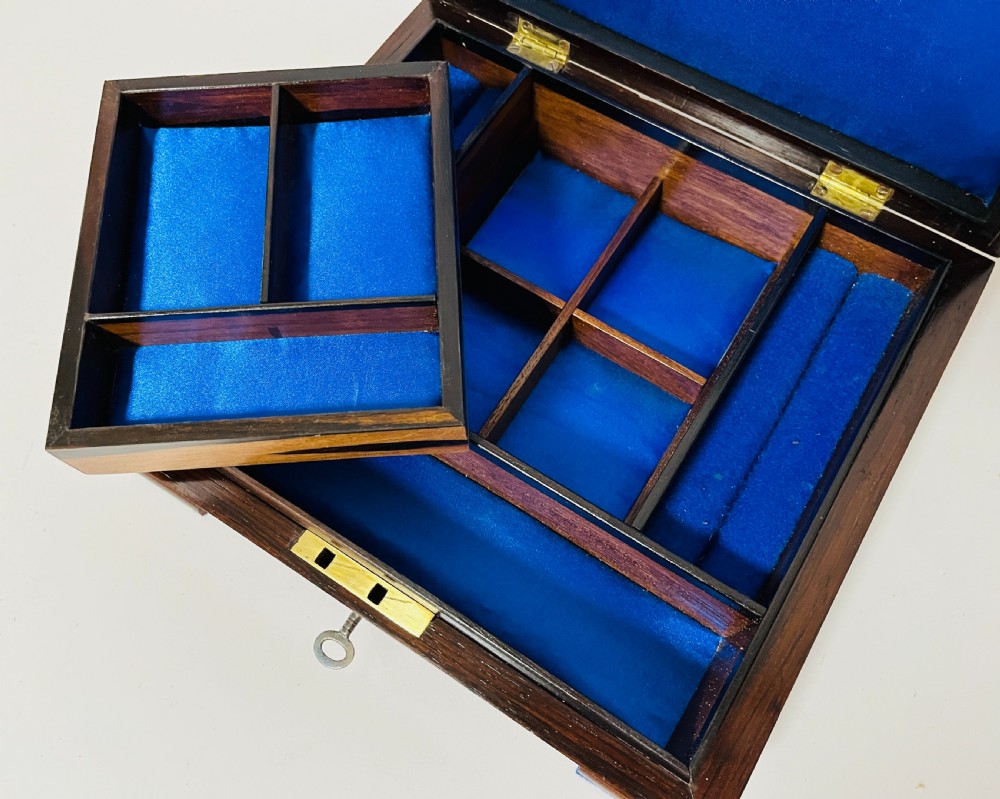 Antique Rosewood Jewellery Box View III