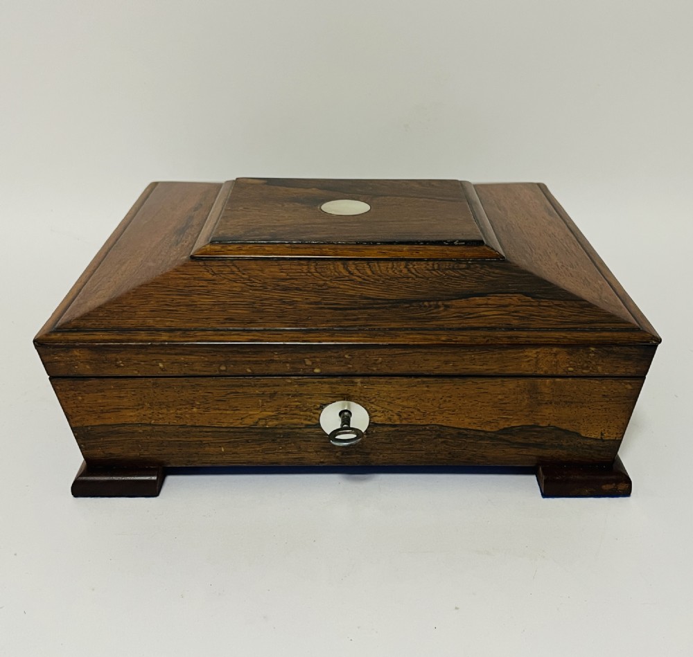Antique Rosewood Jewellery Box View VI