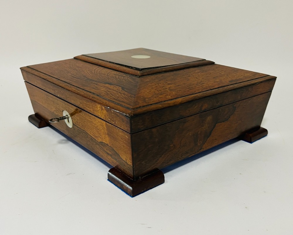 Antique Rosewood Jewellery Box View VIII