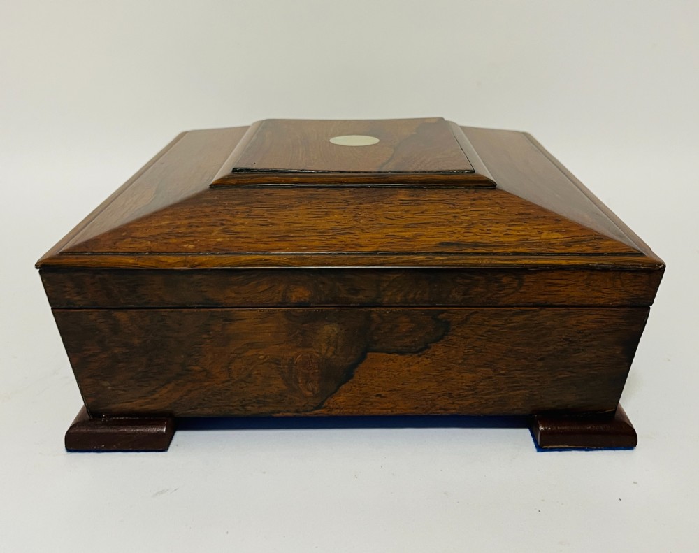 Antique Rosewood Jewellery Box View IX