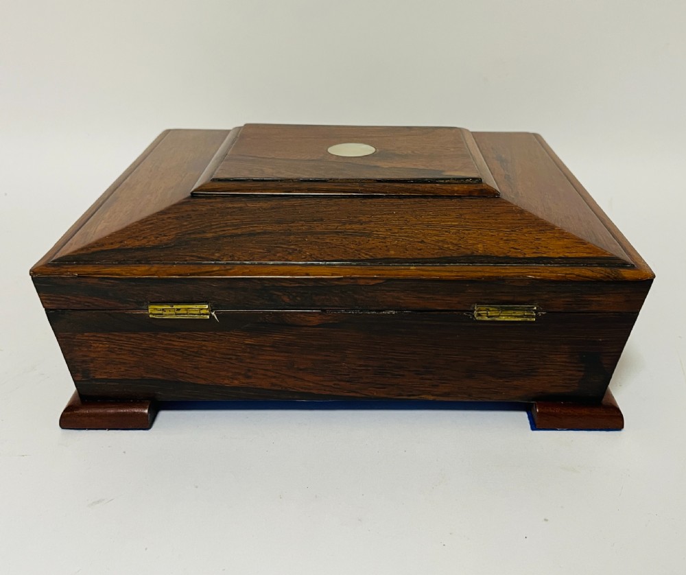 Antique Rosewood Jewellery Box View X