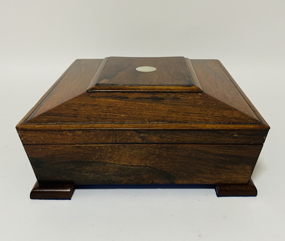 Antique Rosewood Jewellery Box View XI