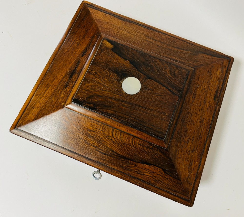 Antique Rosewood Jewellery Box View XIII