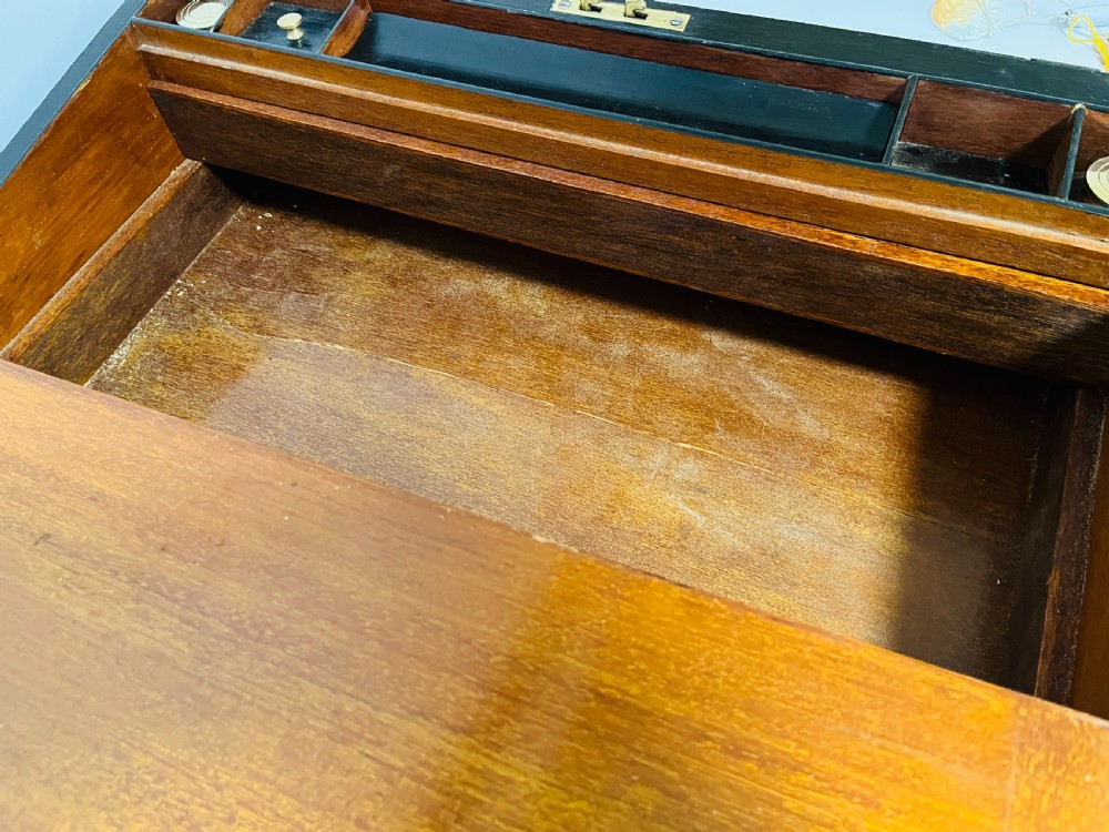 Victorian Walnut Writing Slope with Secret Drawers View VIII