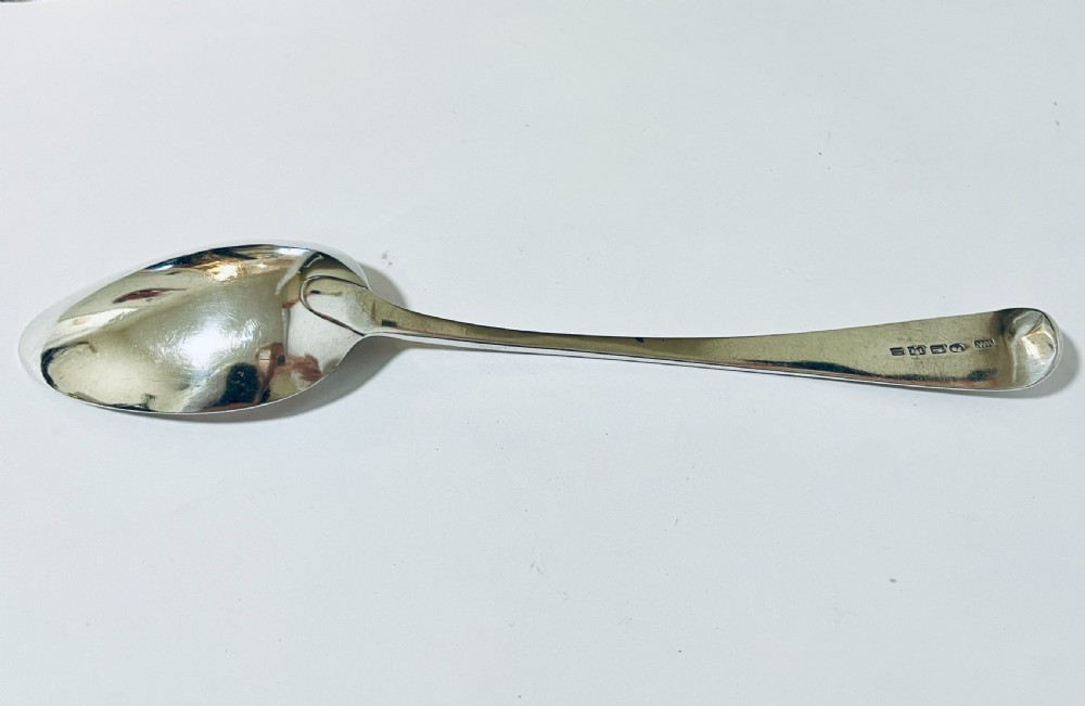 Exeter Silver Georgian Serving Spoon View VII