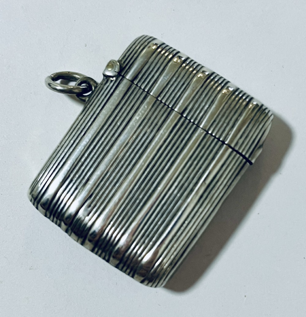Victorian Silver Vesta Case