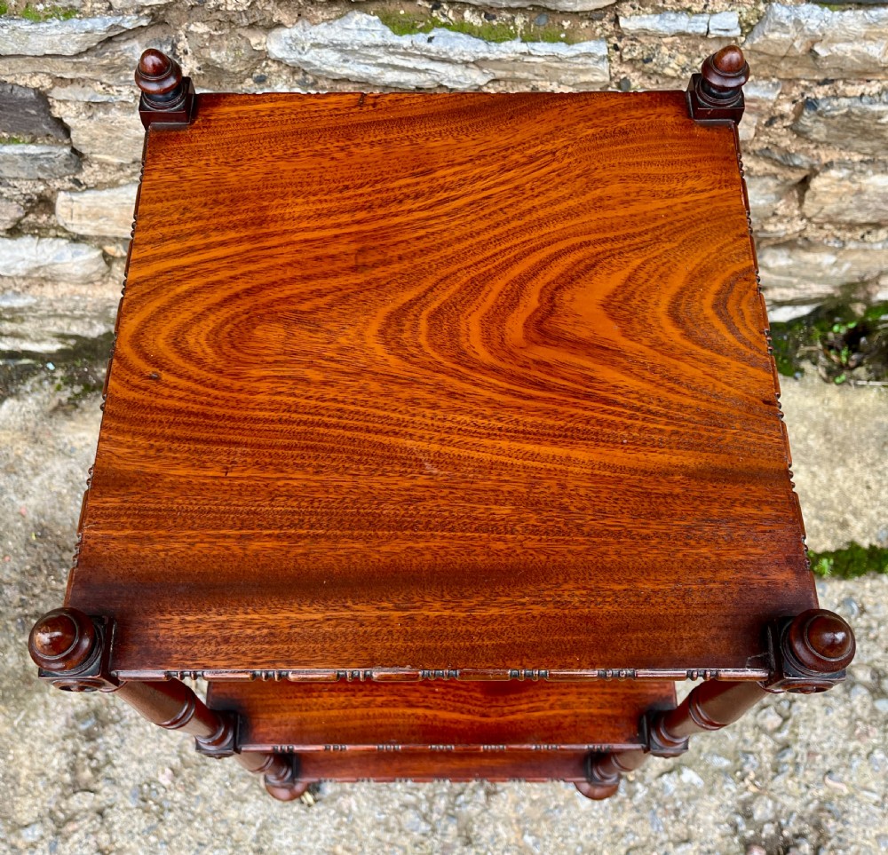 Small Regency Mahogany Whatnot View IV