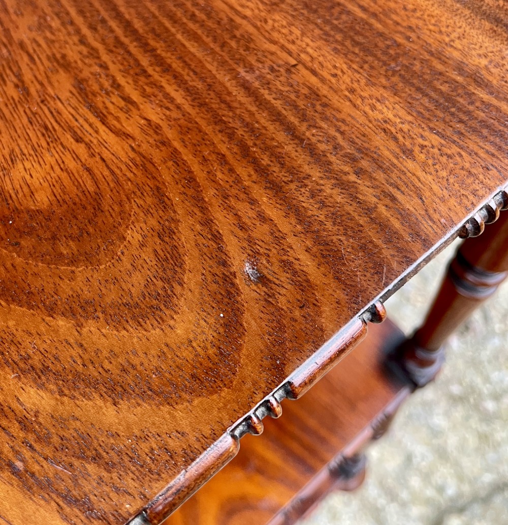 Small Regency Mahogany Whatnot View VIII