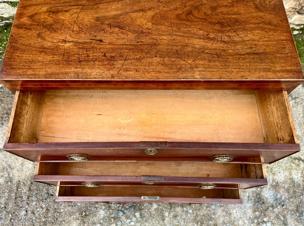 Small Regency Mahogany Chest of Drawers View XIV