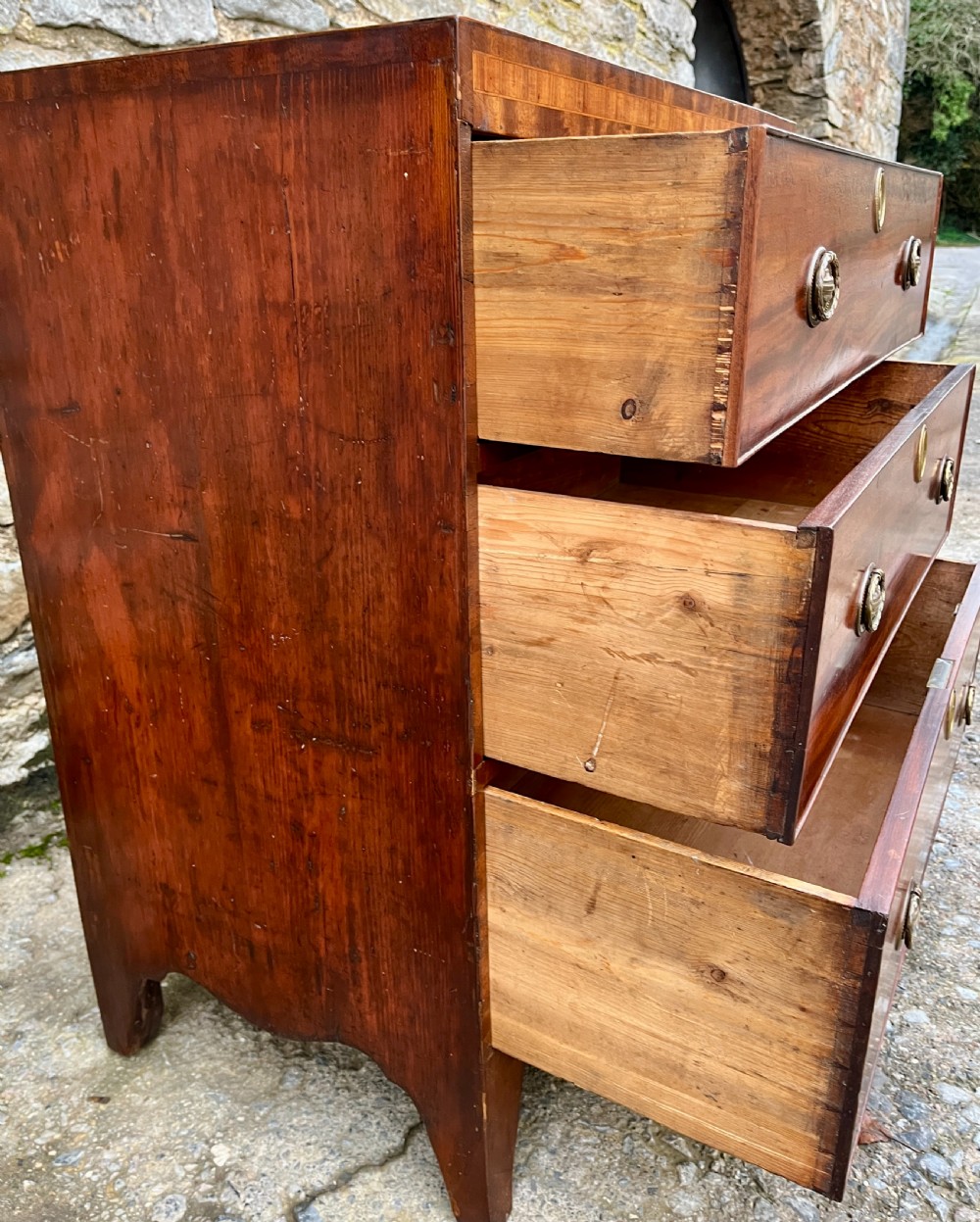 Small Regency Mahogany Chest of Drawers View XV