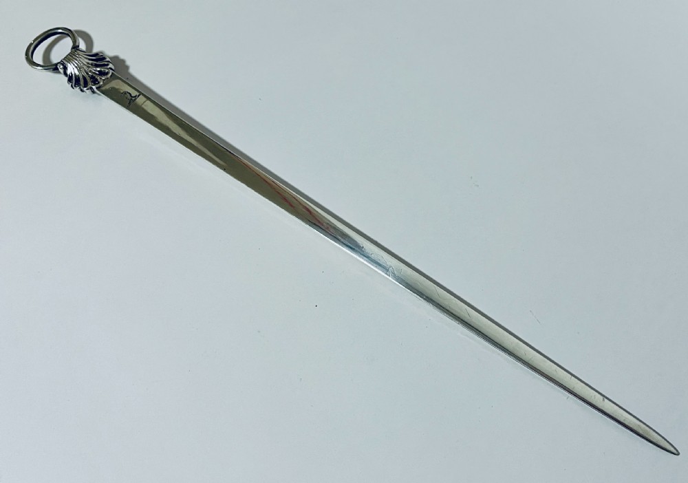 Georgian Silver Meat Skewer