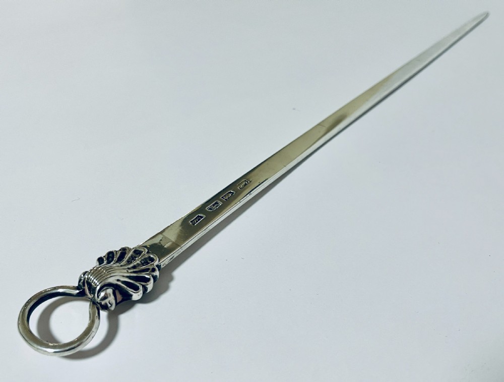 Georgian Silver Meat Skewer View V