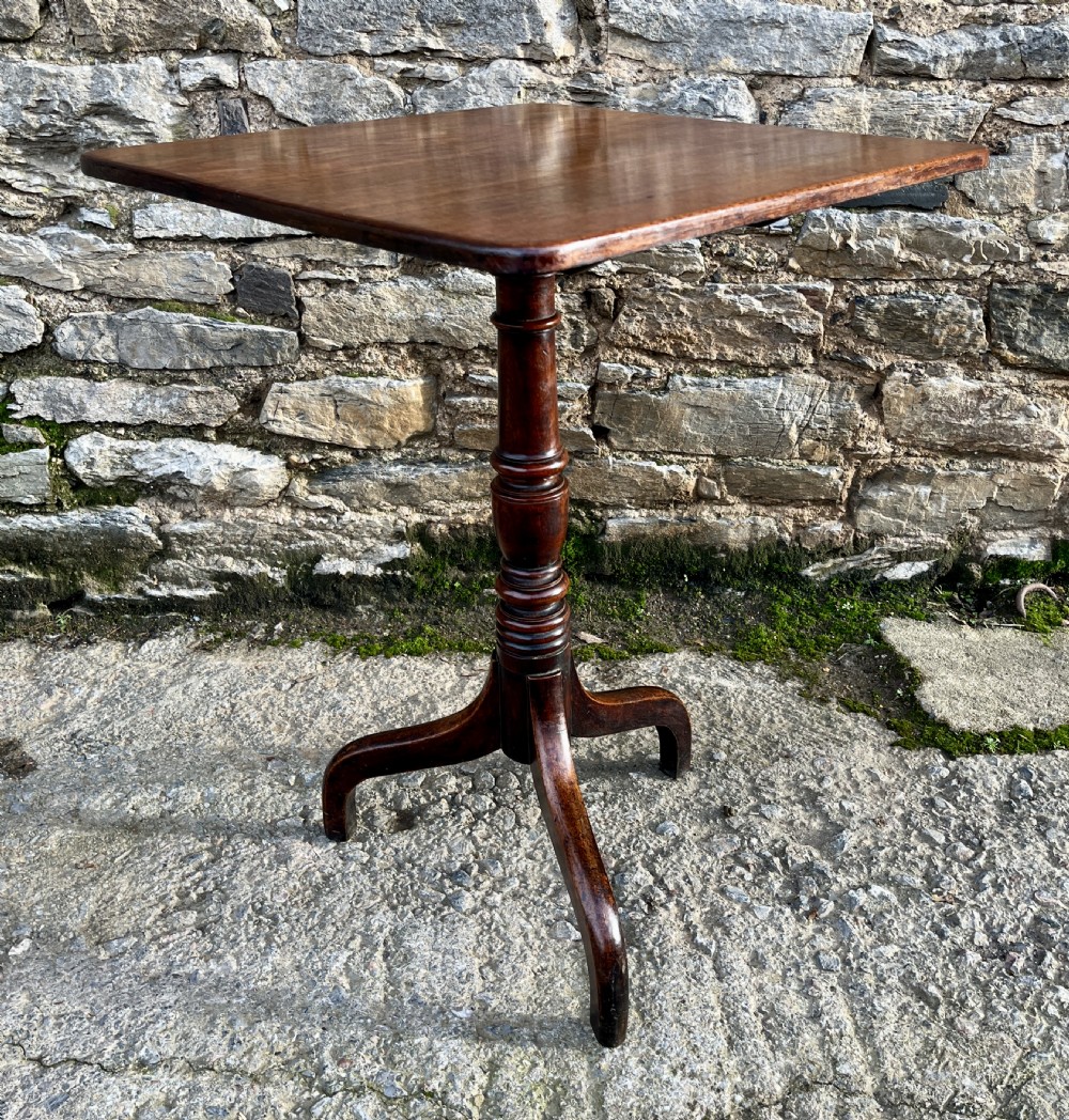 Regency Mahogany Tilt Top Wine Table View XII