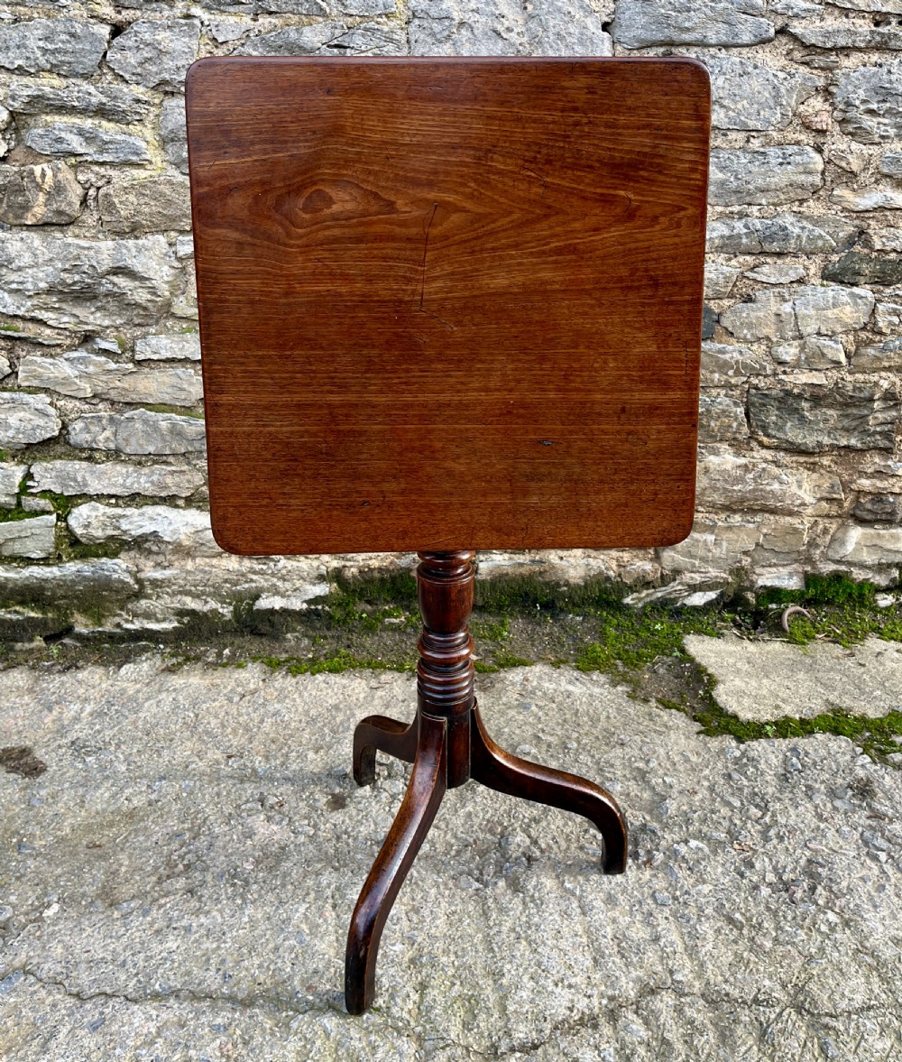 Regency Mahogany Tilt Top Wine Table View XIV