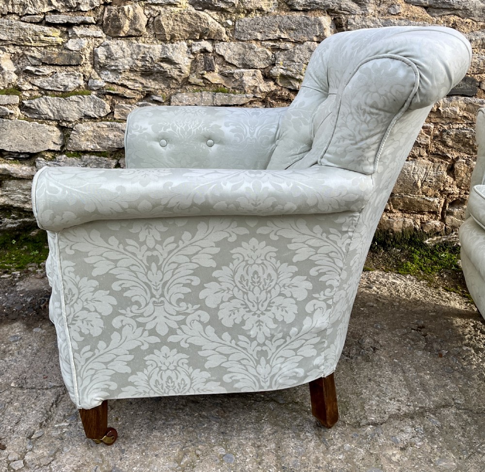 Pair of Antique Tub Chairs View IV