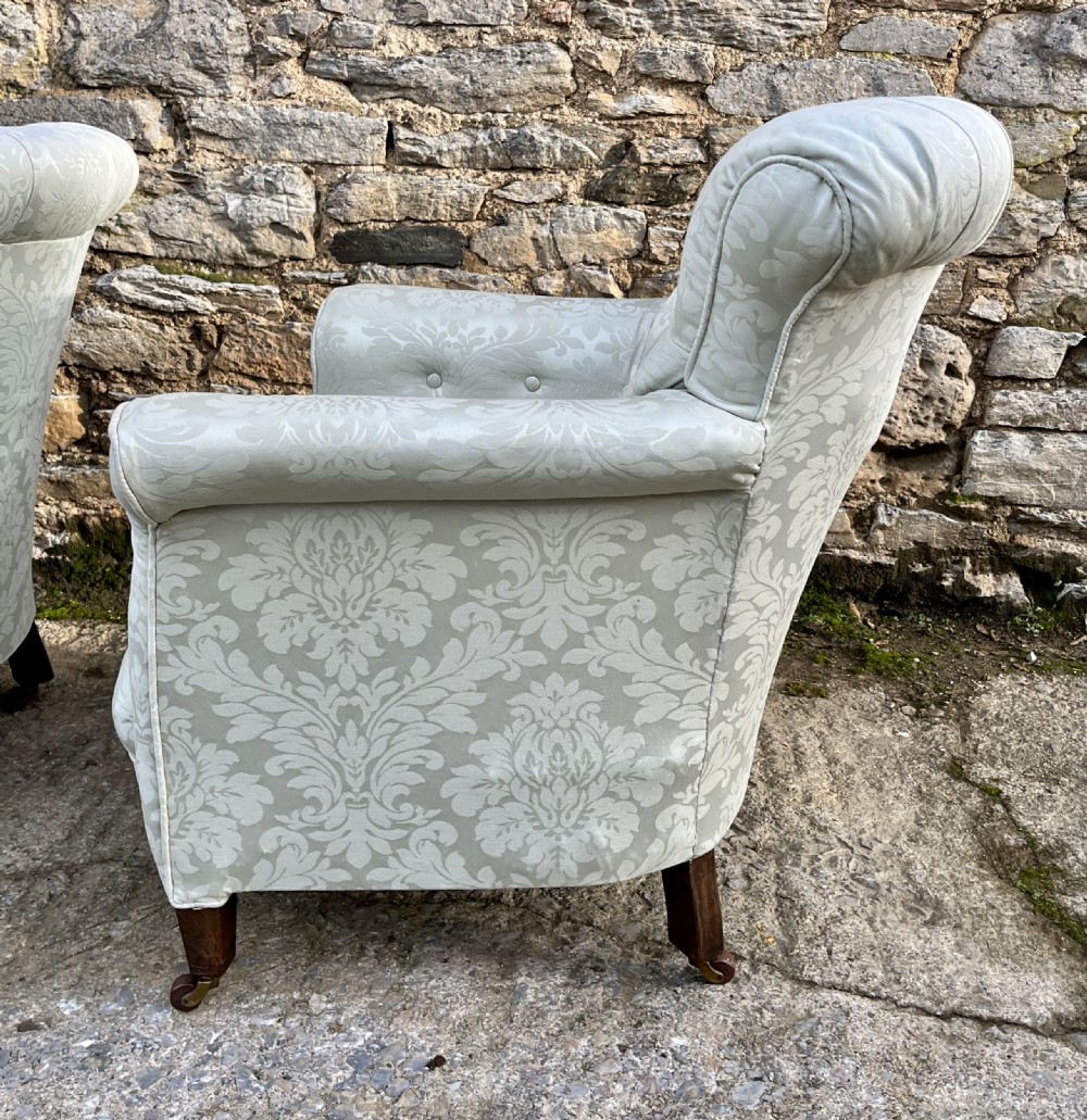 Pair of Antique Tub Chairs View VII