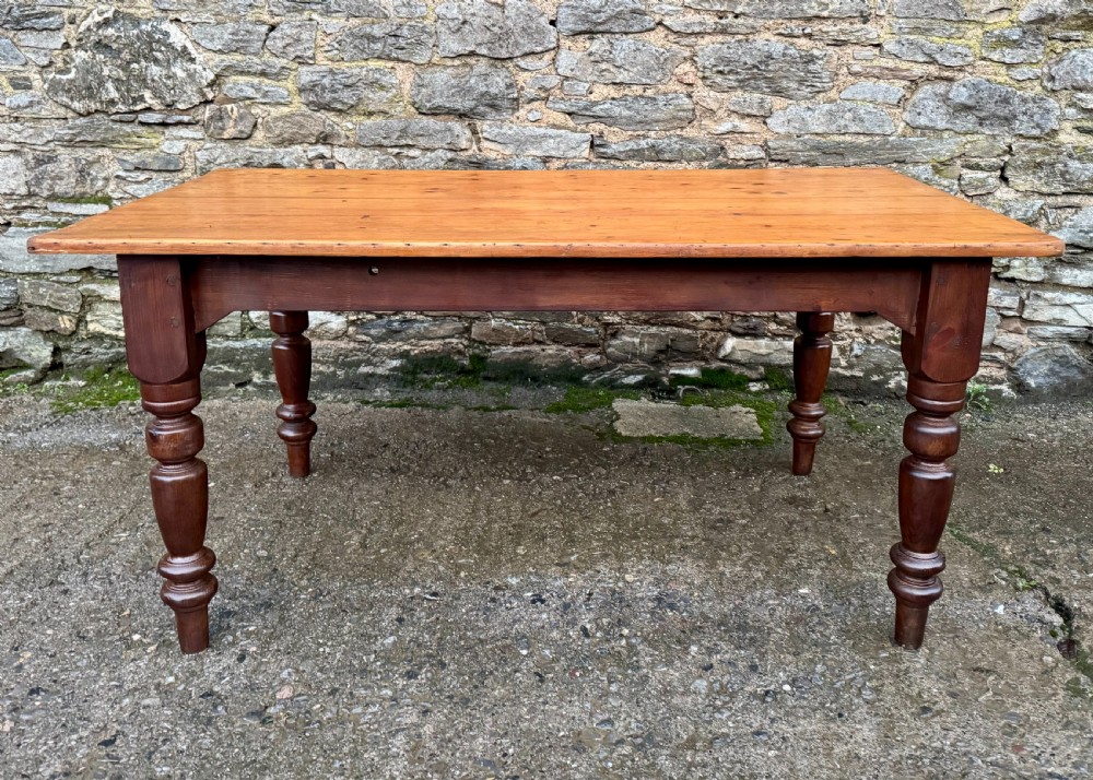 Pine Farmhouse Table
 View II